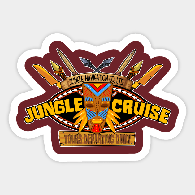 Jungle Cruising Sticker by EnchantedTikiTees